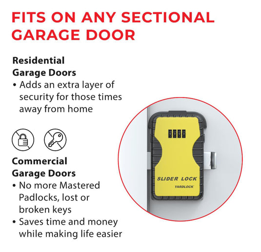 Slider Lock – Heavy-Duty Outdoor Keyless Security Lock for Gates, Sheds, and Fences, yardlock