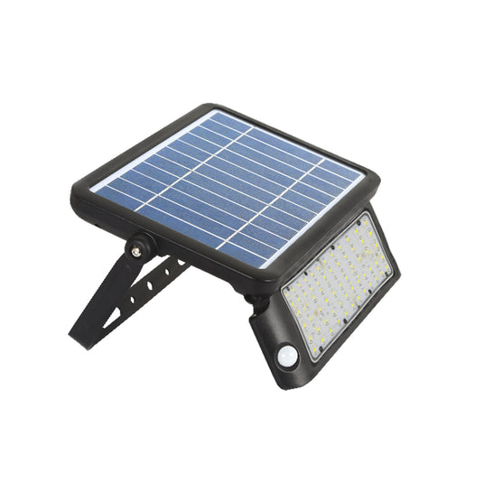 Wall-mounted 10W LEADPAD solar flood light