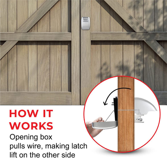 Yardlock Gate Lock XLS - how it works