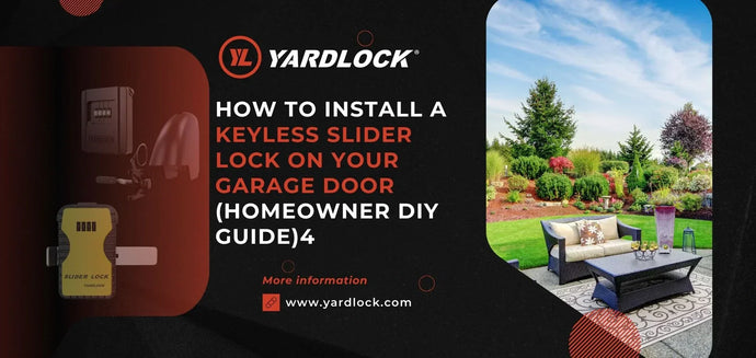 How to Install a Keyless Slider Lock on Your Garage Door (Homeowner DIY Guide)