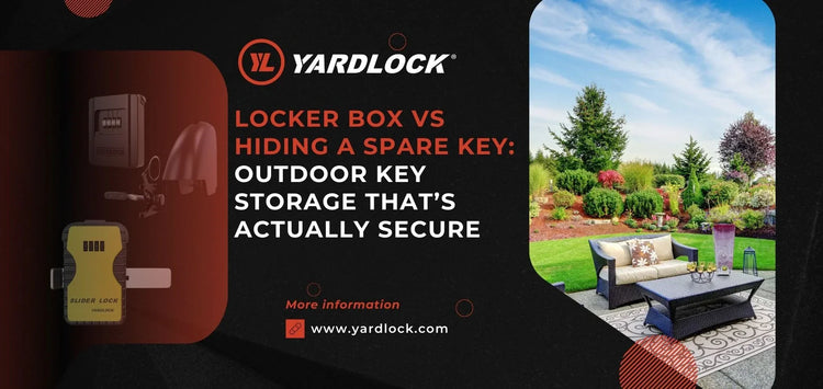 Locker Box vs Hiding a Spare Key: Outdoor Key Storage That’s Actually Secure