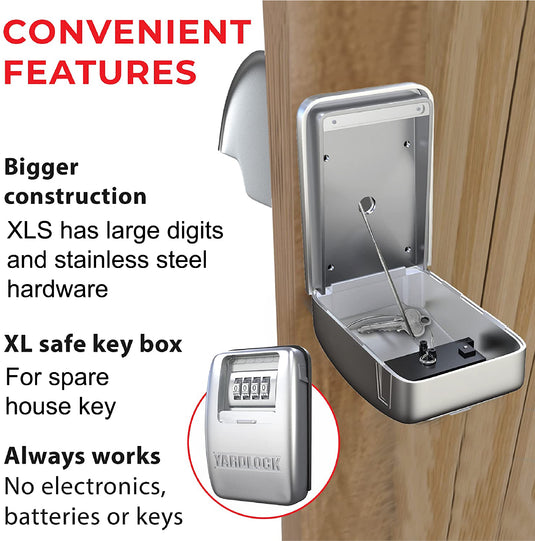 Gate Lock XLS Heavy Duty - Strong Durable stainless steel system