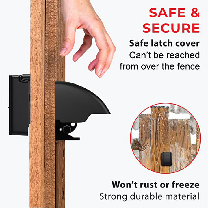 Gate Lock – Mechanical Gate Lock | No Keys No Batteries – YARDLOCK ...