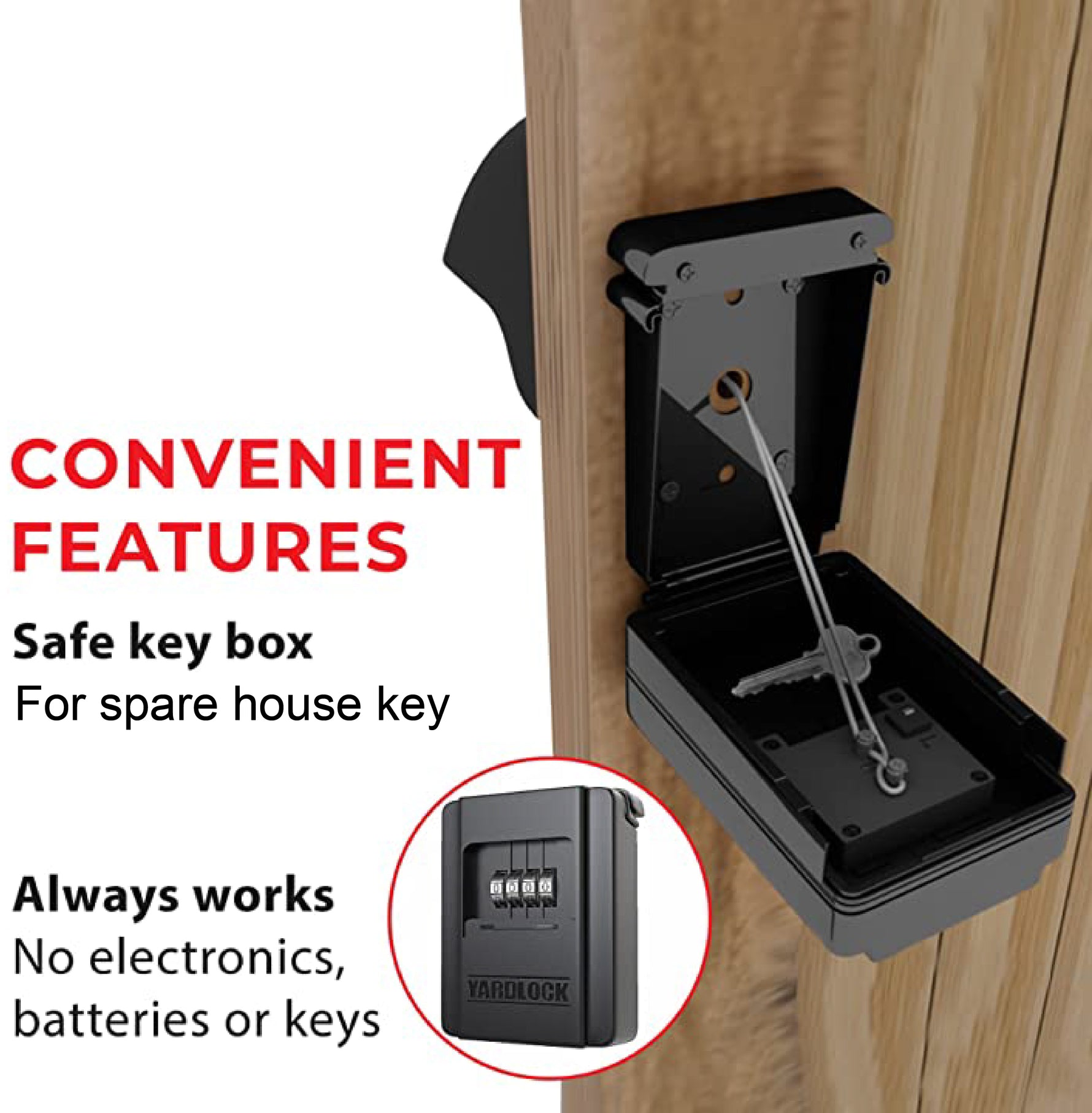 Gate Lock – Mechanical Gate Lock | No Keys No Batteries – YARDLOCK ...