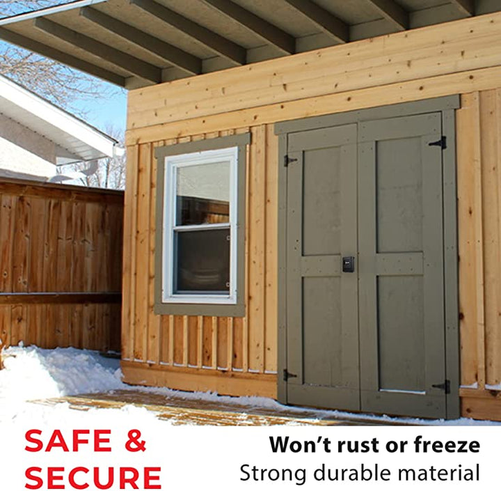 Lock Rusted Dark Shed Shed Lock – Secure Your Shed with Heavy-Duty, Rust-Proof – YARDLOCK ...